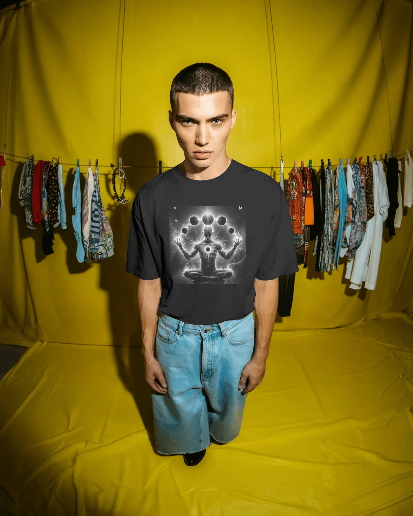 Chakra Energy & Planetary Alignment Graphic Tee